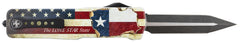TEMP LZTX121   LRG  ZINC TEXAN DAGGER  BLK D2