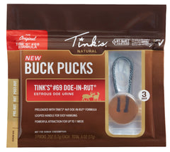 TINKS W6340    #69 BUCK PUCKS SCENT HANGERS PACK
