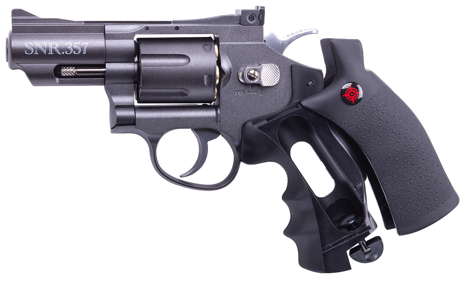 CROS SNR357     177 CO2 SEMI AIR REVOLVER     SILV
