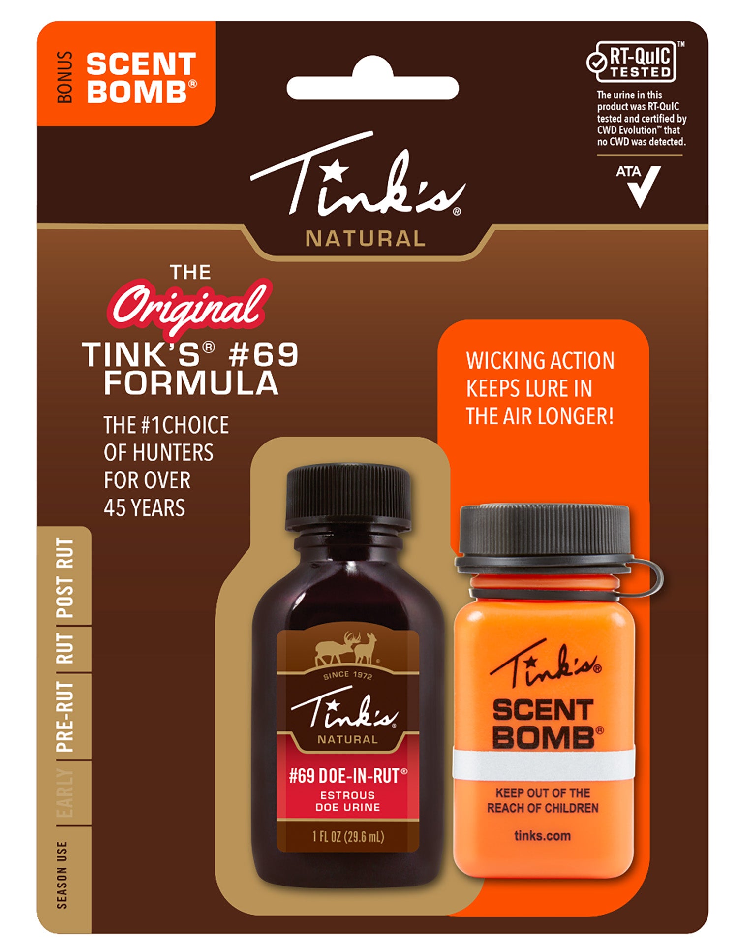 TINKS W6375    #69 PLASTIC SQUEEZE BOTTLE W/SCENT