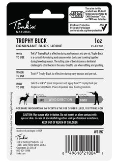 TINKS W6197    TROPHY BUCK SQUEEZE W/MINI-BOMB