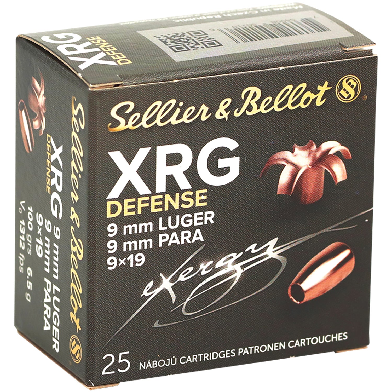 S&B SB9XA          9MM     100 XRG           25/40
