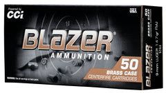 CCI 5203    BLAZER BRASS 9MM  147GR          50/20