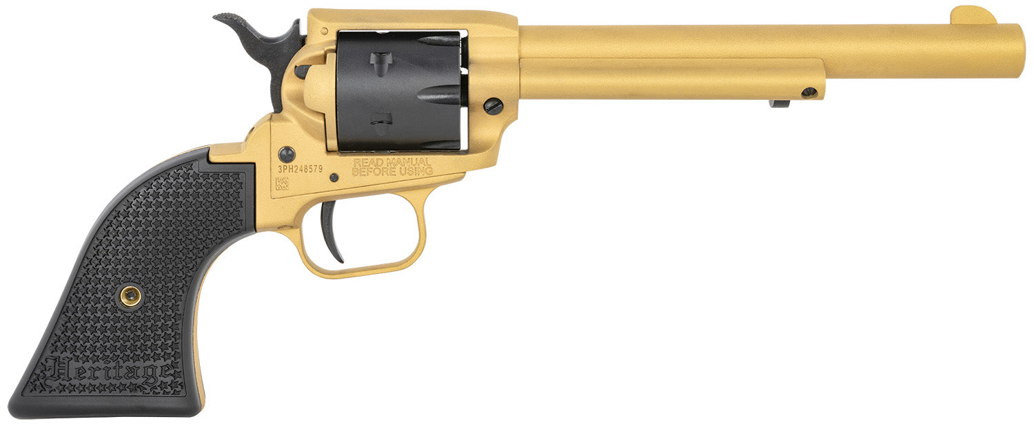 HER RR22S6         ROUGH R    22LR 6.5  6S BLK/GLD