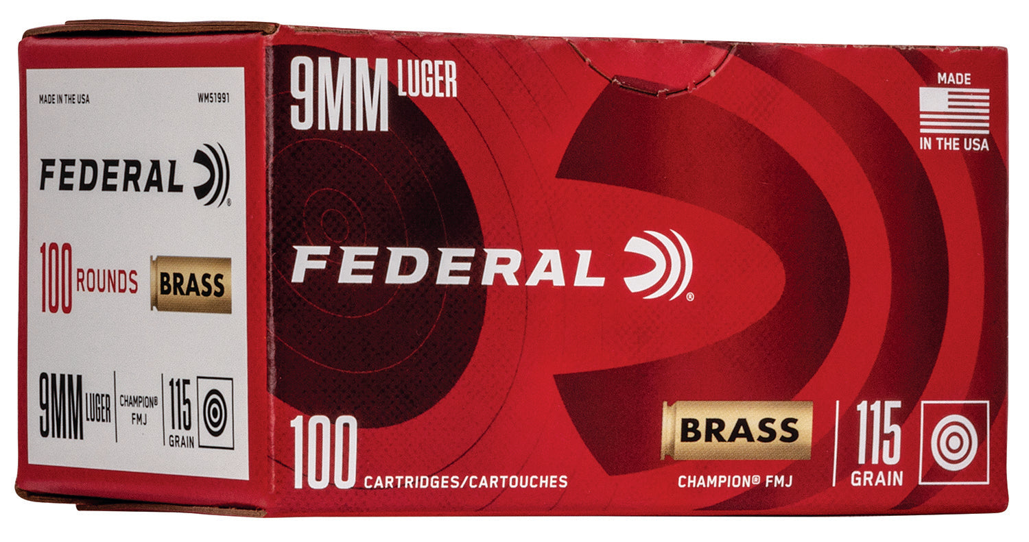 FED AE9AP100       9MM      124 FMJ          100/5