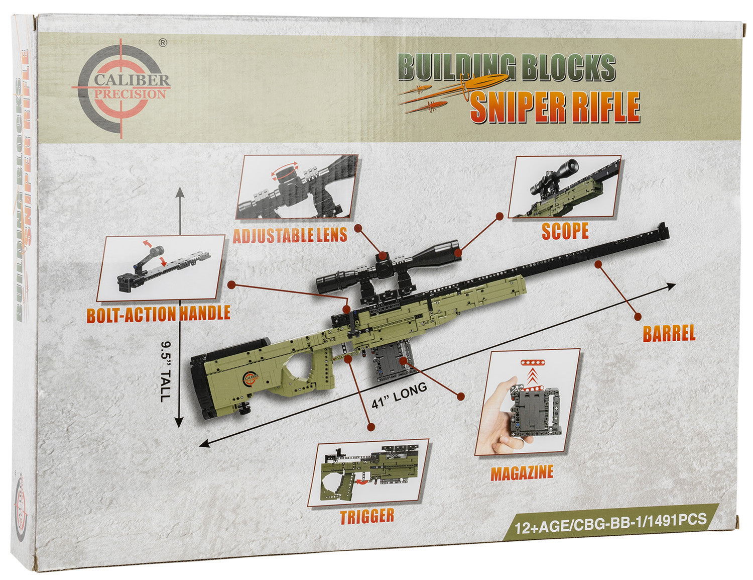 CAMP CBG-BB-1     BUILDING BLOCKS SNIPER RIFLE