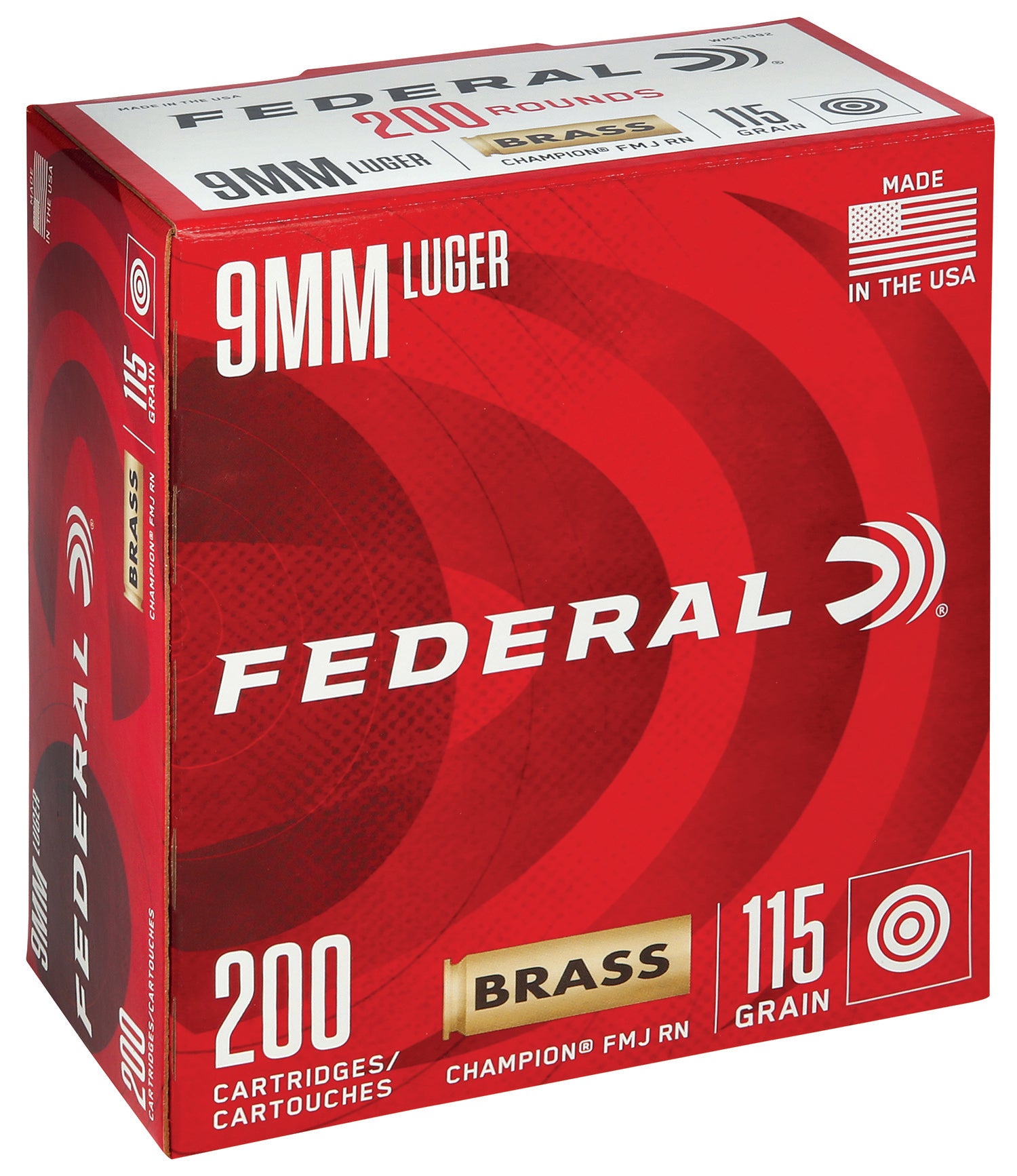 FED C40180A400     40SW 180 FMJ CHAMP *LOOSE 400/1