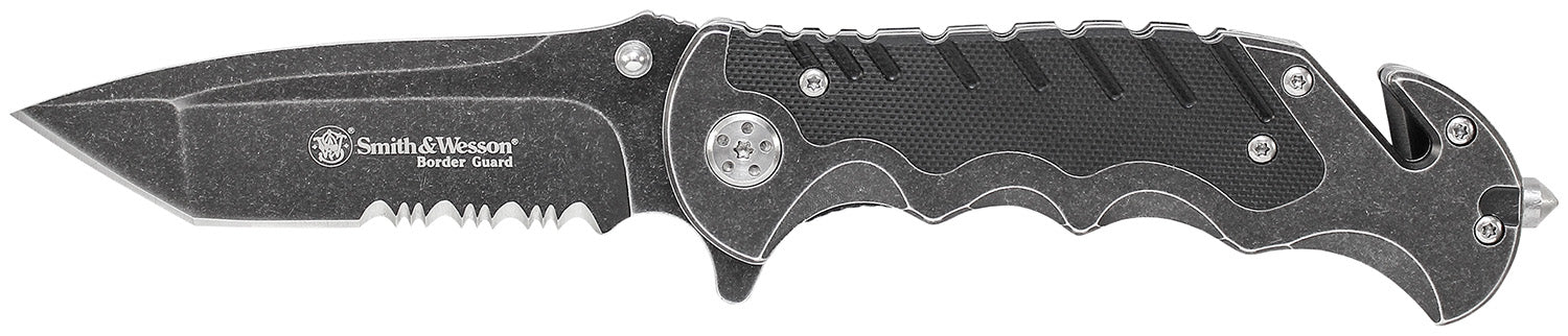 SWK SWBG10SCP   BORDER GUARD SERRATED STONEWASH
