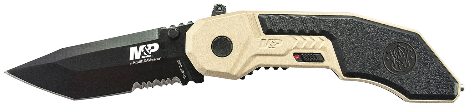 M&P SWMP3BSDCP  TANTO SERRATED TAN/BLACK