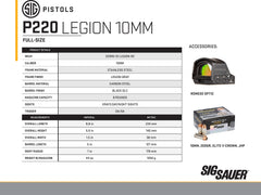 SIG 220R510LEGIONR2      P220 10M 5   DASA  8R GRY