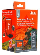 AMK 01401144 EMERGENCY BIVVY W/RESCUE WHISTLE  XL