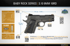 ROCKI 56639       BBR 3.10        9MM  3.1 10R BLK