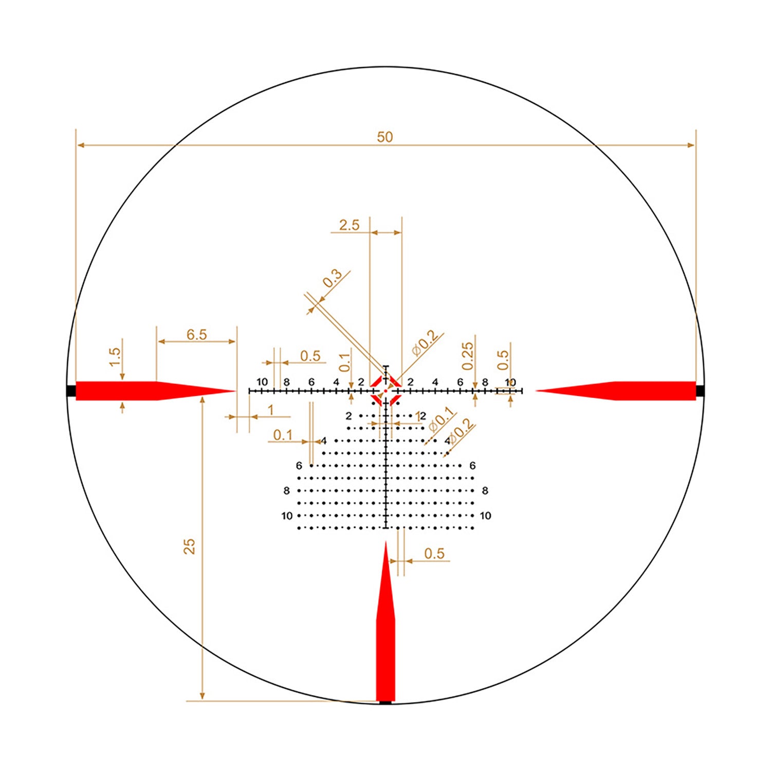 RITON 5T110LFI23   5 TACTIX 1-10X24 MRAD