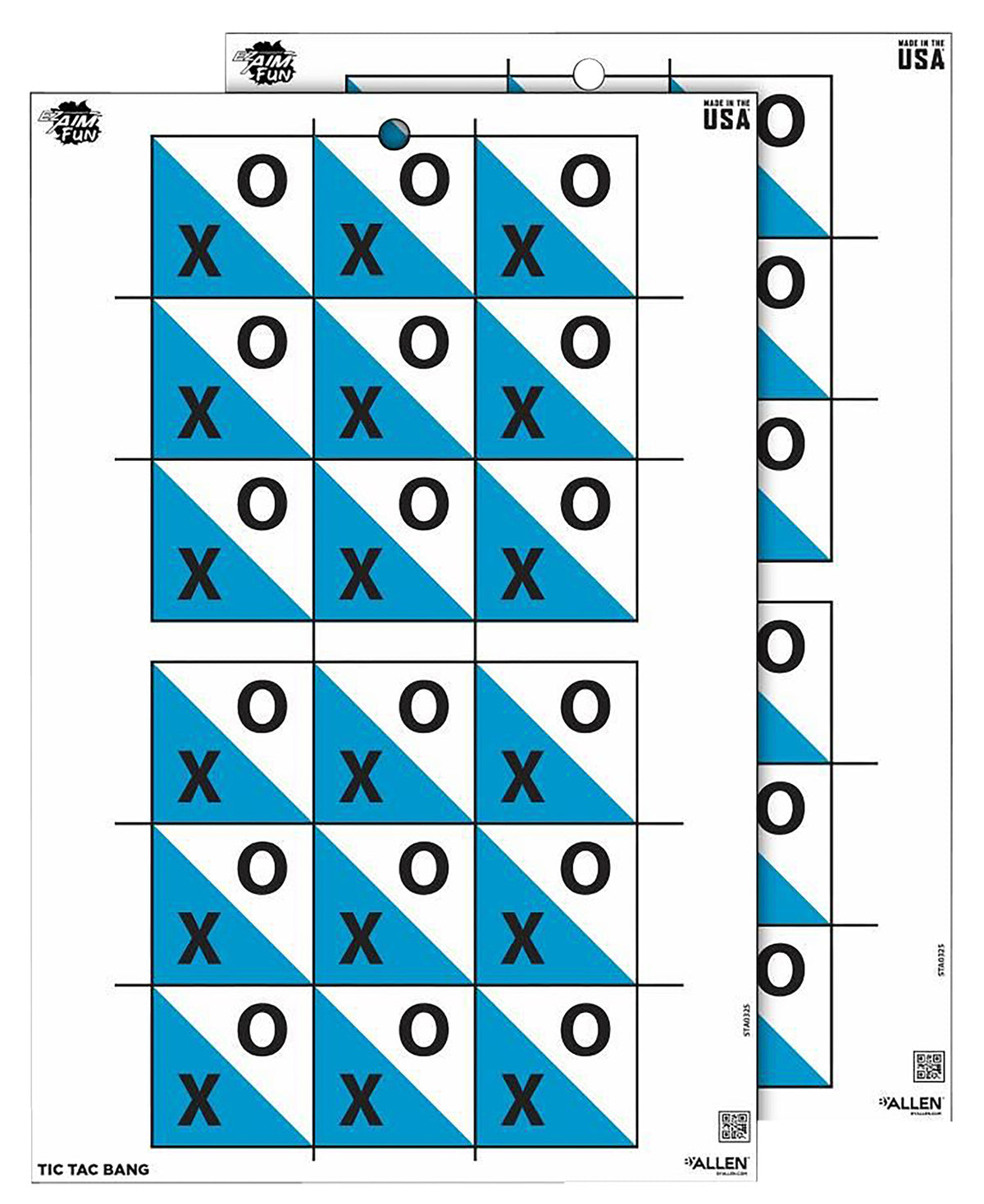 ALLEN 15642  EZ AIM TRGT 12X18 GET THE GAME ON 8PK