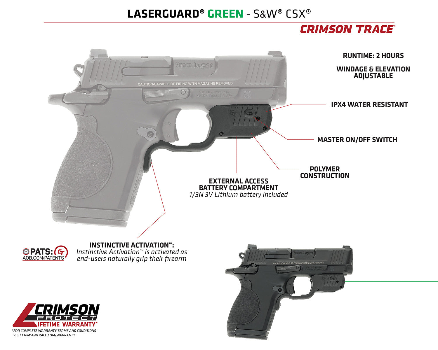 CRIM 013000173  LASERGUARD CSX-G