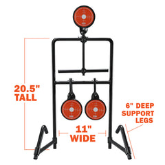 CHAMP 40870      HANDGUN THREE GONG RESET TRGT STL