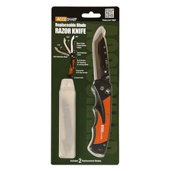 FPI 741C  ACCUSHARP BLADE REPLACE RAZOR KNIFE ORNG