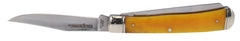 COLD  FL-TRPR-Y  TRAPPER KNIFE (2)3.3" YEL