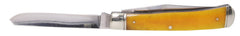 COLD  FL-TRPR-Y  TRAPPER KNIFE (2)3.3" YEL