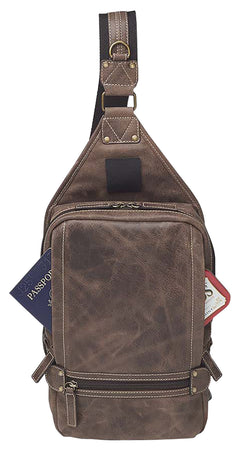 GTM GTM-CZY/108       SLING BACKPACK          BRN