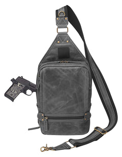 GTM GTM-CZY/108GREY   SLING BACKPACK          GRY