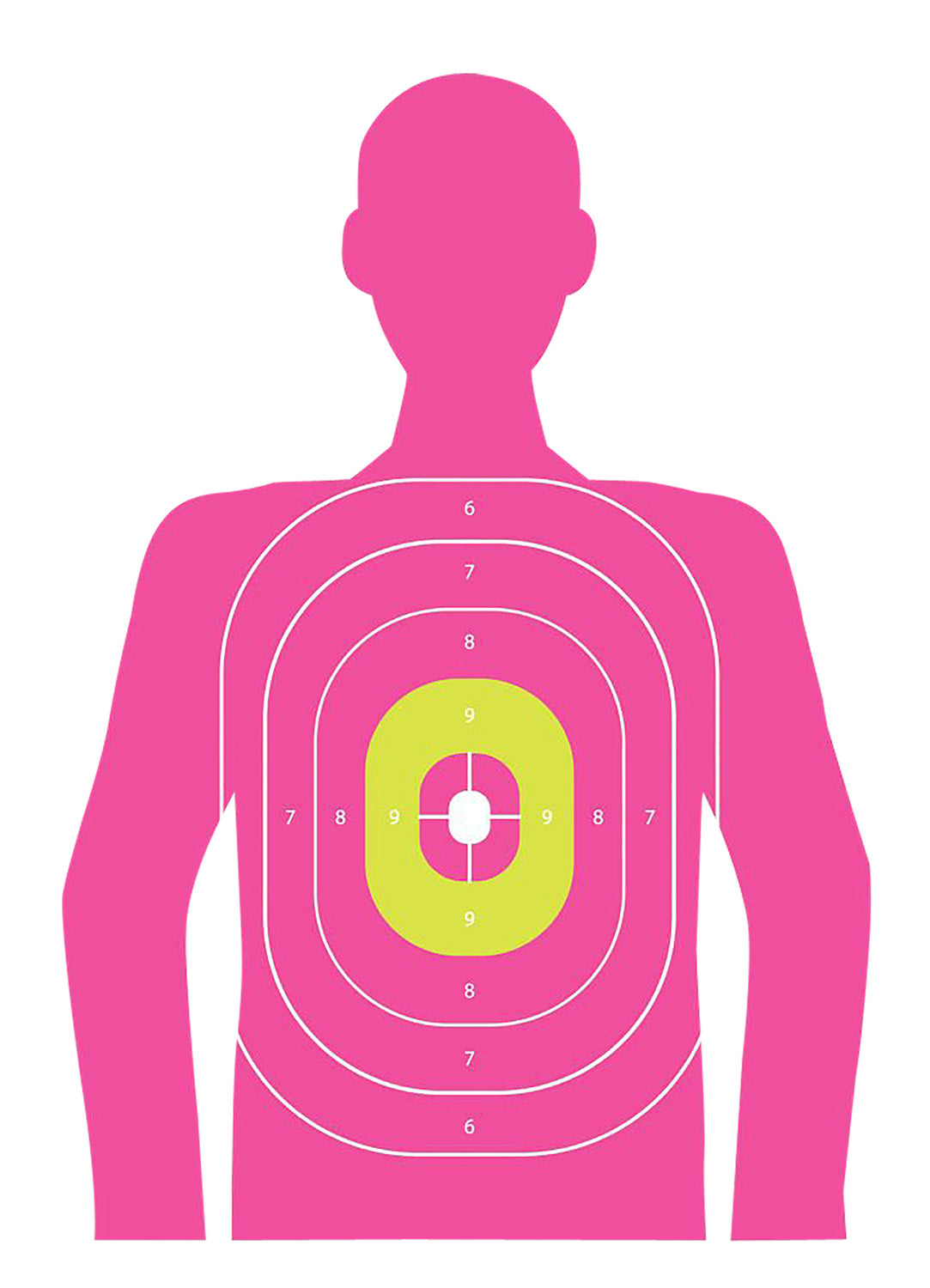 ALLEN 15646  EZ AIM TRGT 12X18 IN THE PNK SILH 8PK