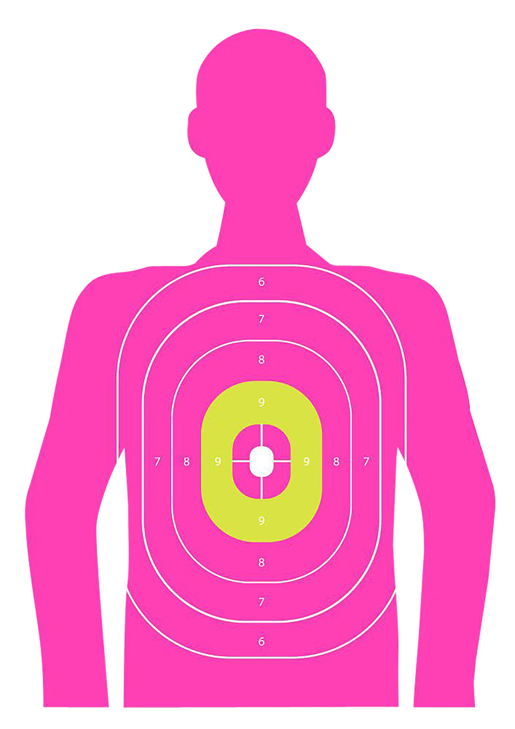 ALLEN 15653  EZ AIM TRGT 23X35 IN THE PNK SILH 3PK