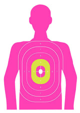 ALLEN 15653  EZ AIM TRGT 23X35 IN THE PNK SILH 3PK