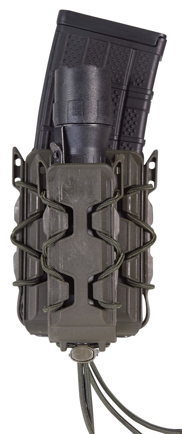 HSGI 16DD01OD POLY DOUBLE DECKER TACO V2  OLIVE