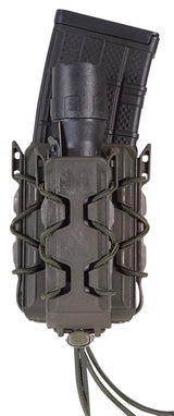 HSGI 16DD01OD POLY DOUBLE DECKER TACO V2  OLIVE