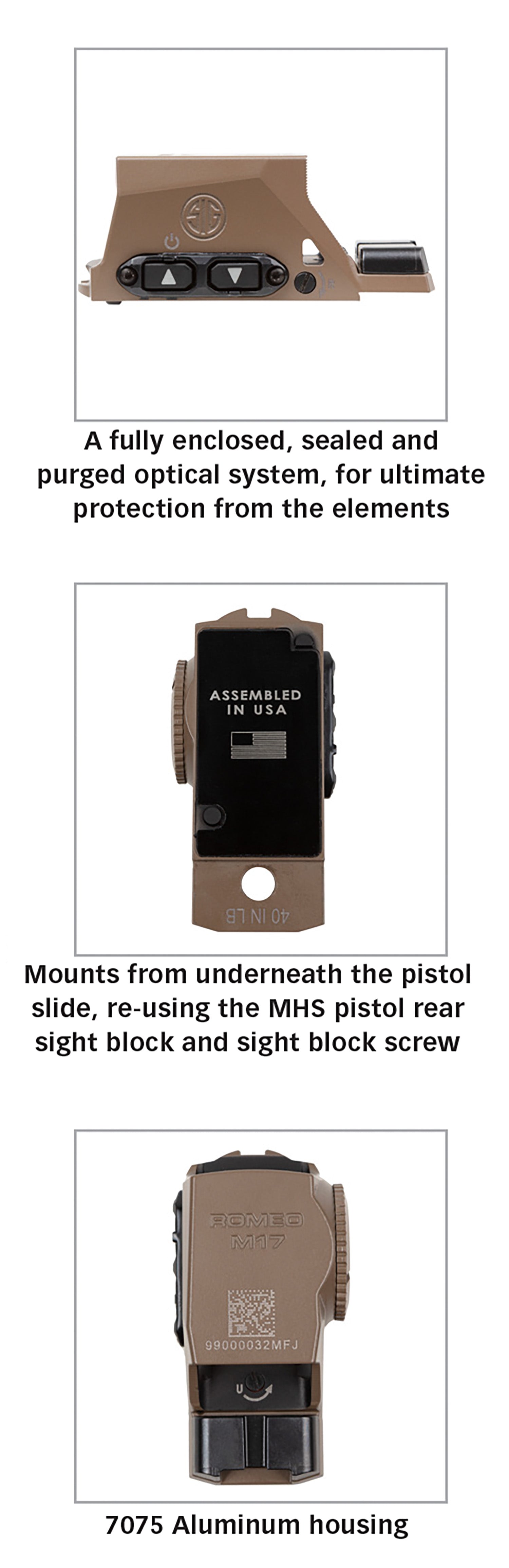 SIG SORM1700    MIL-SPEC ROMEO FOR M17