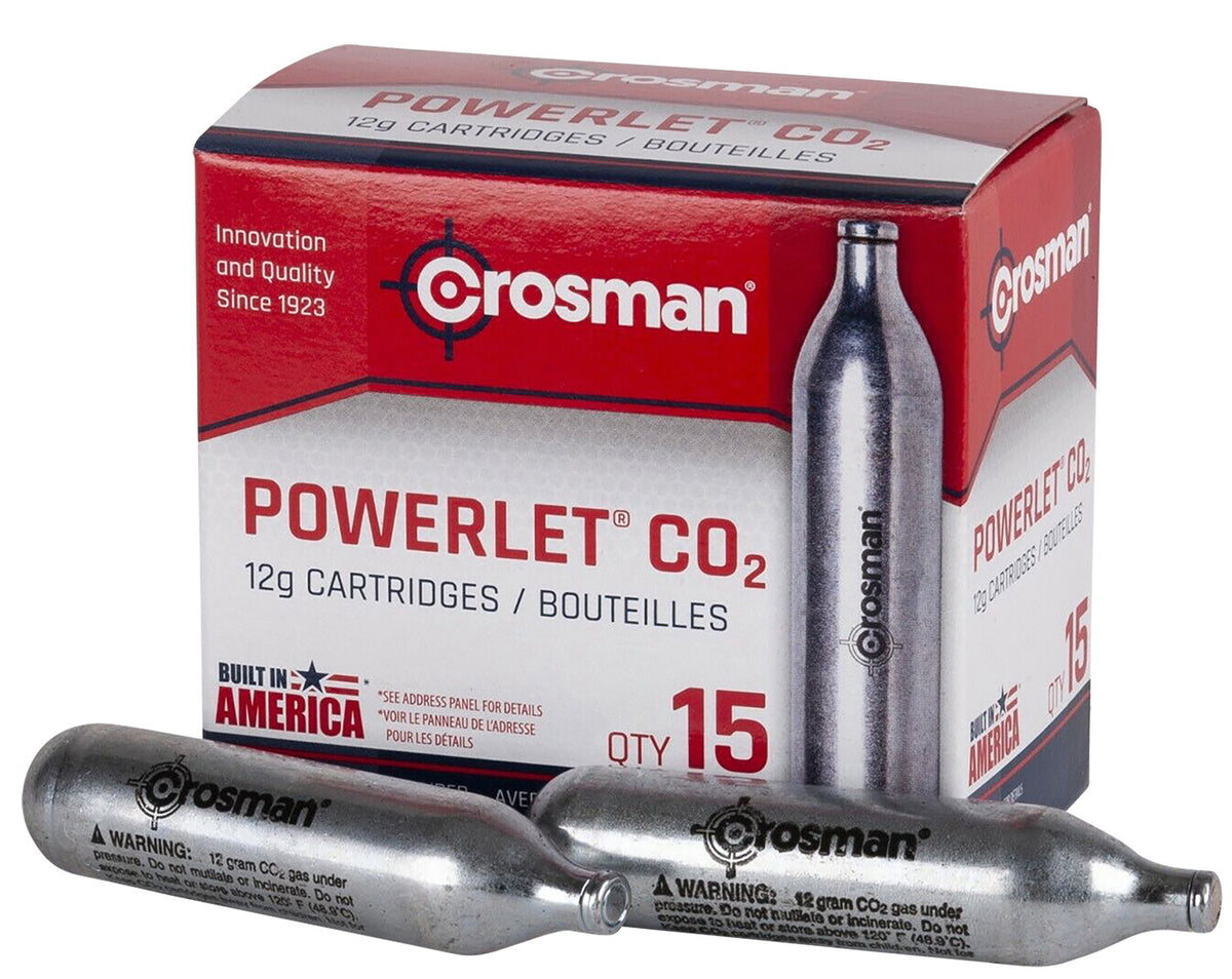 CROS C2315      POWERLET 12G CO2 CARTRIDGES   15PK