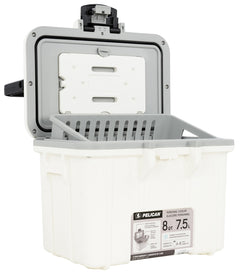 PELICAN 8Q-1-WHTGRY      8QT ELITE COOLER  WHT/GRY