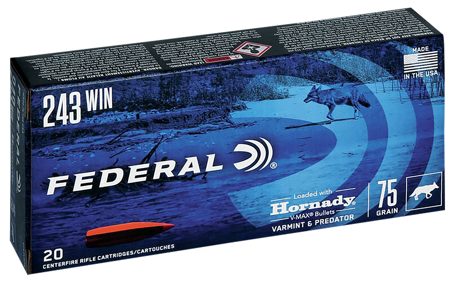FED V243VM75       243      75 HORN VMX      20/10