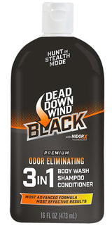 DDW 127160     BLACK PREMIUM 3-IN-1 BODY 16OZ