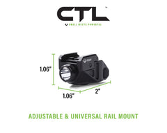 VIR 9300025 CTL UNV 525 LUM TACT LGHT RCHG BATT