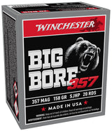 WIN X357MBB         357MAG  158 SJHP BIGBORE 20/10