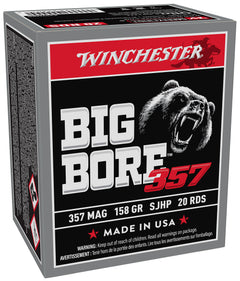 WIN X357MBB         357MAG  158 SJHP BIGBORE 20/10