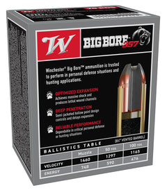 WIN X357MBB         357MAG  158 SJHP BIGBORE 20/10
