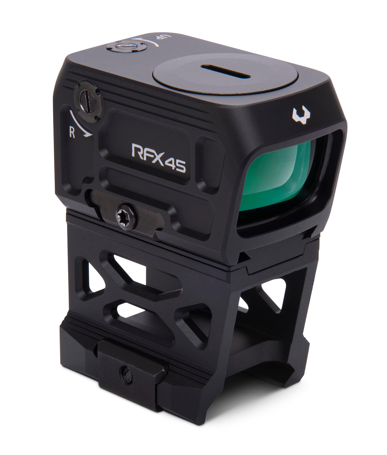 VIR 981-0052  RFX45 PRO CLOSED EM GRN DOT ACRO