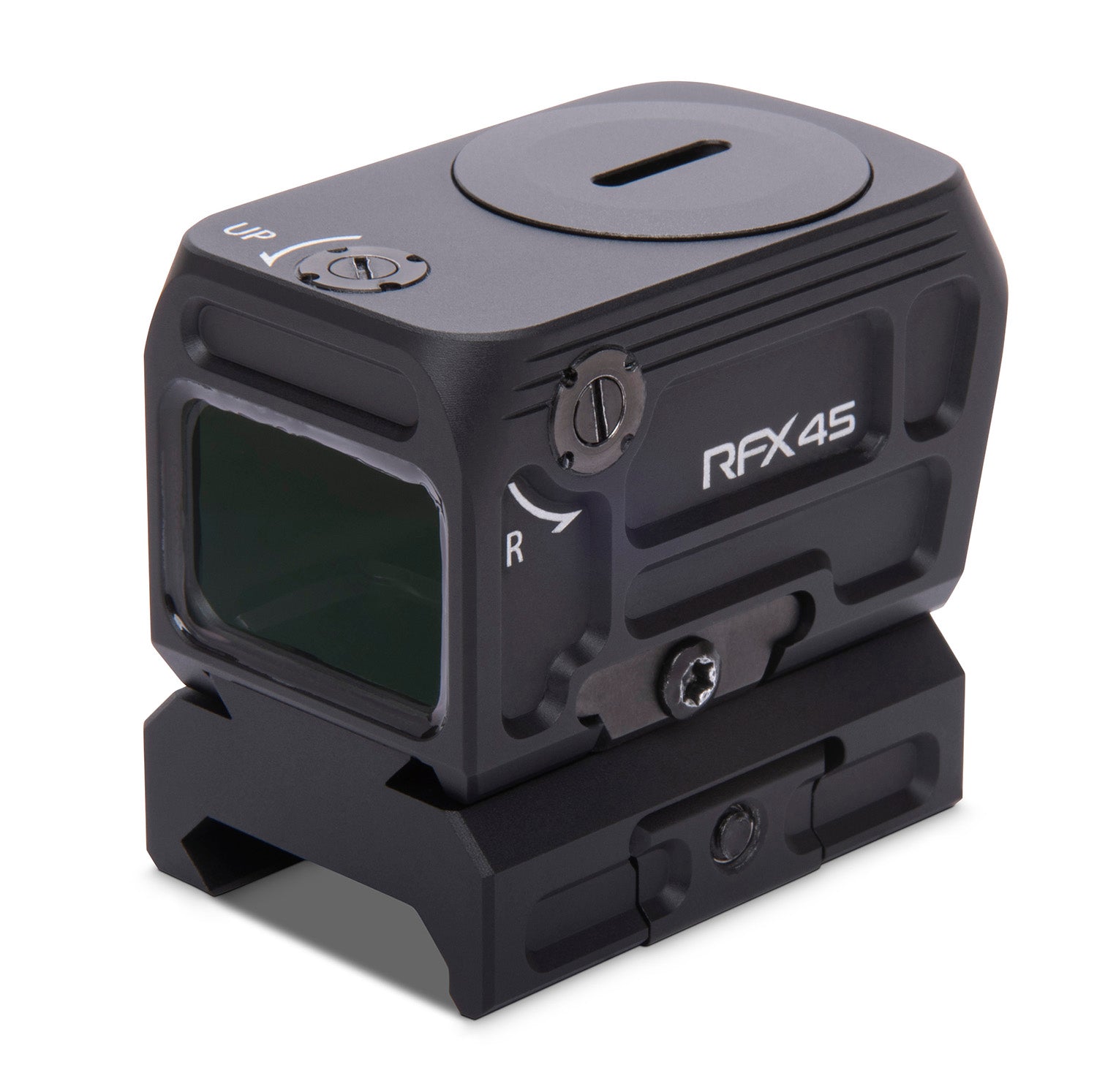 VIR 981-0059  RFX45 CLOSED EM GRN DOT ACRO LOW MNT
