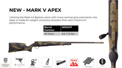 WTHBY MAX01N257WR8B MKV APEX  257 WBY         26IN