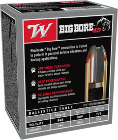 WIN X45CBB          45COLT  250 SJHP BIGBORE 20/10