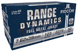 FIO 762X39A   7.62X39    123 FMJ             50/10