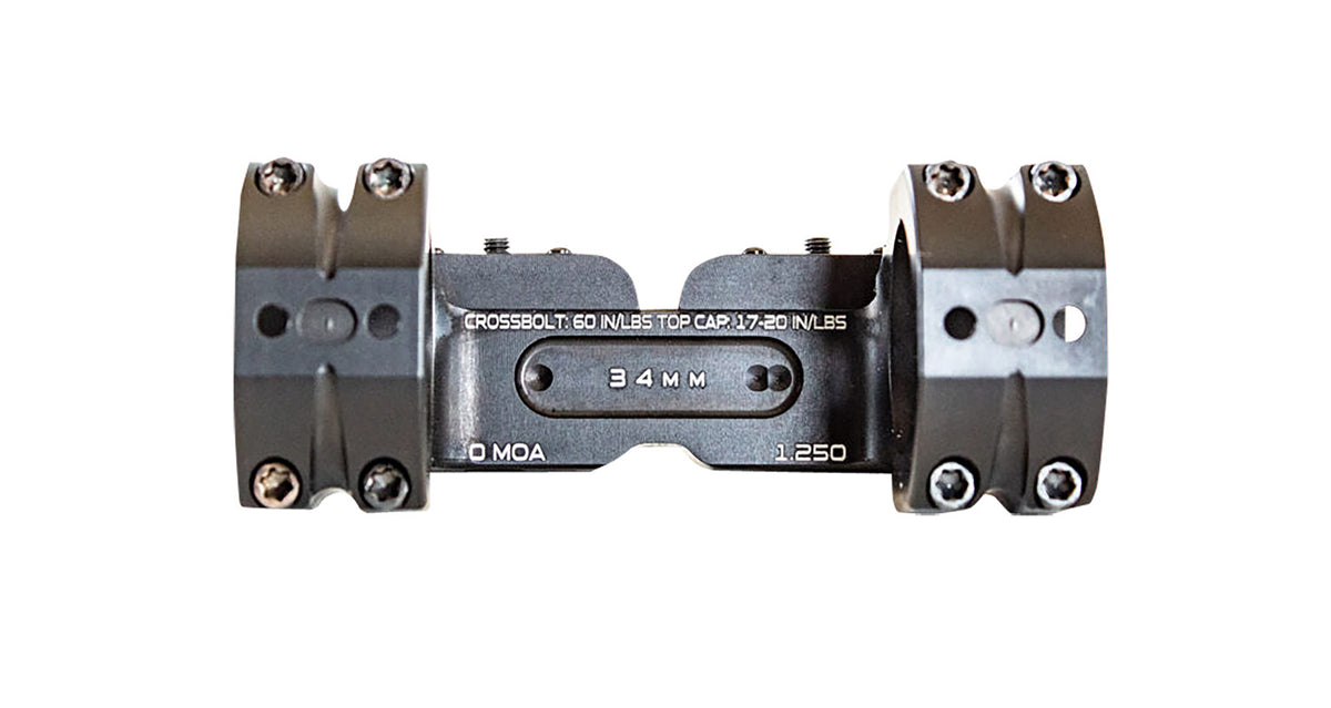 MPA BAMOUNT-34-1125    1-PC MNT W/34MM 1.125 0 MOA