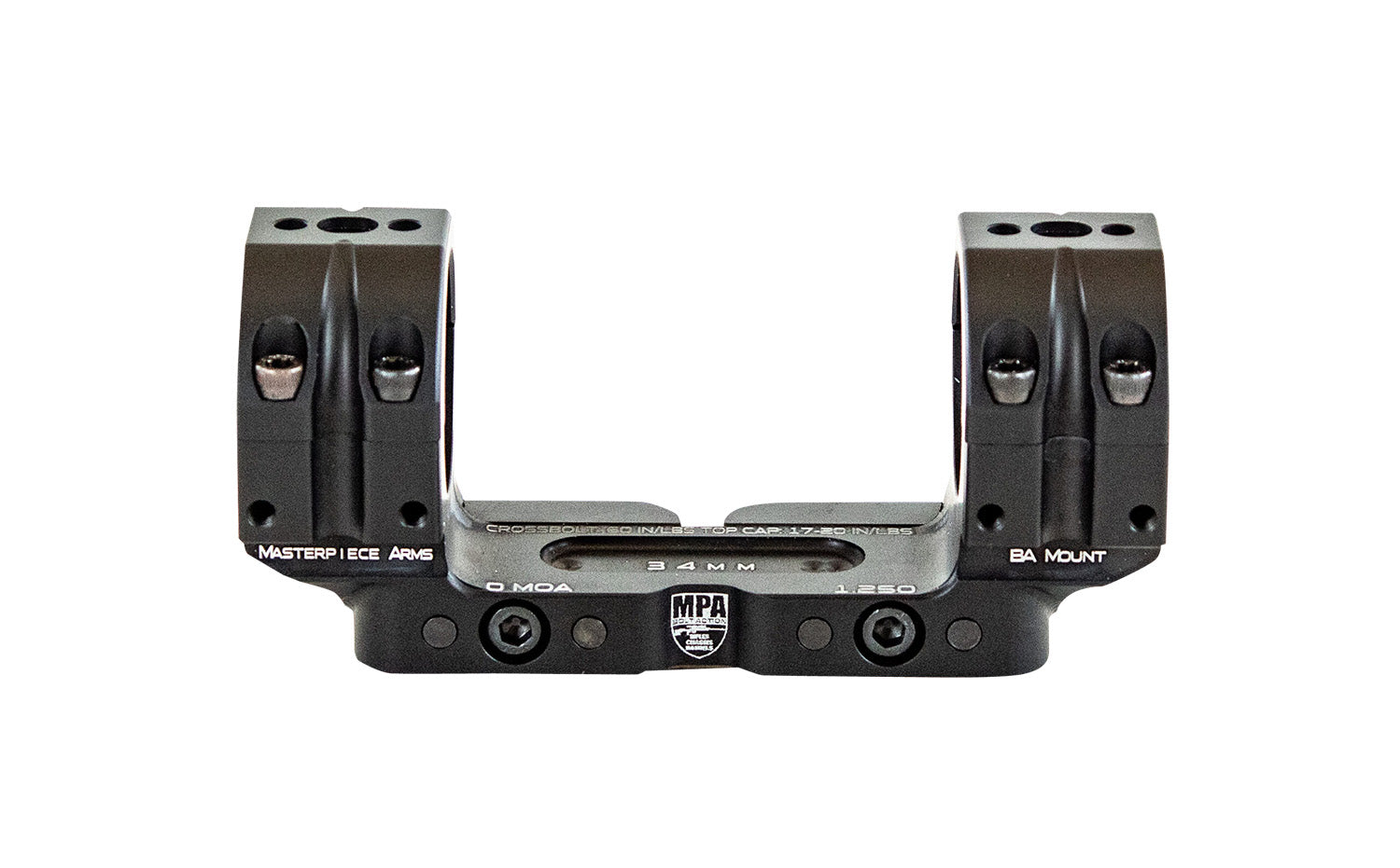 MPA BAMOUNT-34-1125    1-PC MNT W/34MM 1.125 0 MOA