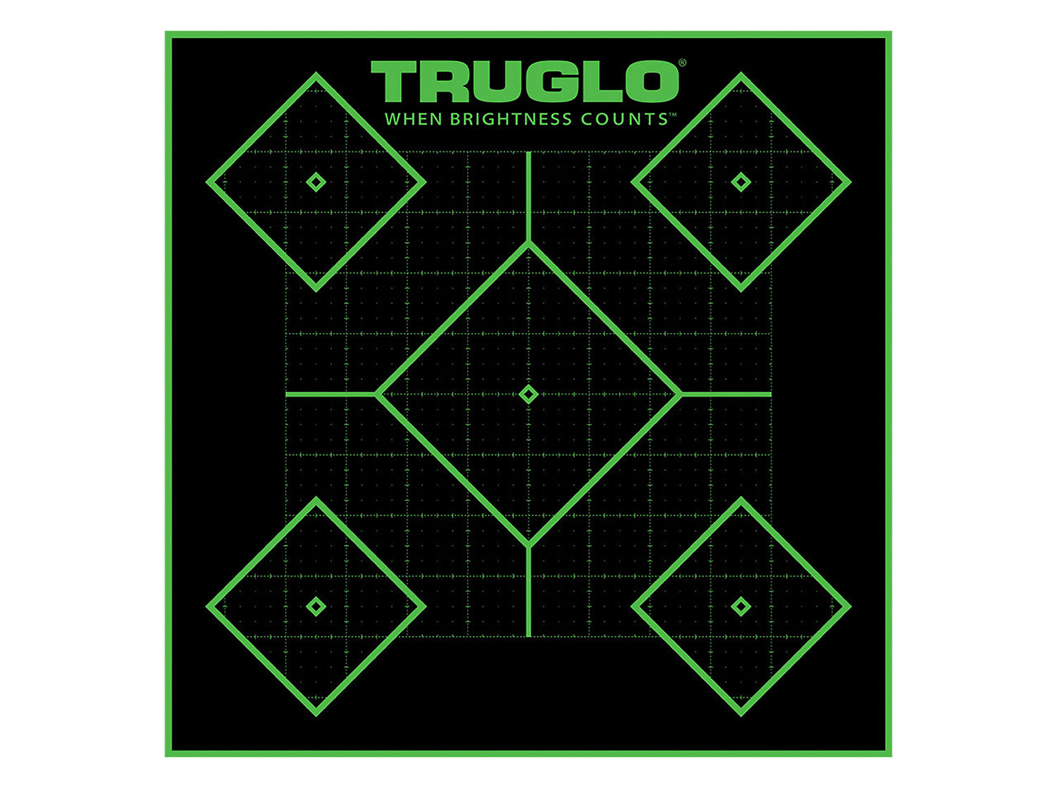 TRU TG-TG14A25BB  TARGET 5-DIAMOND 12X12 25PK