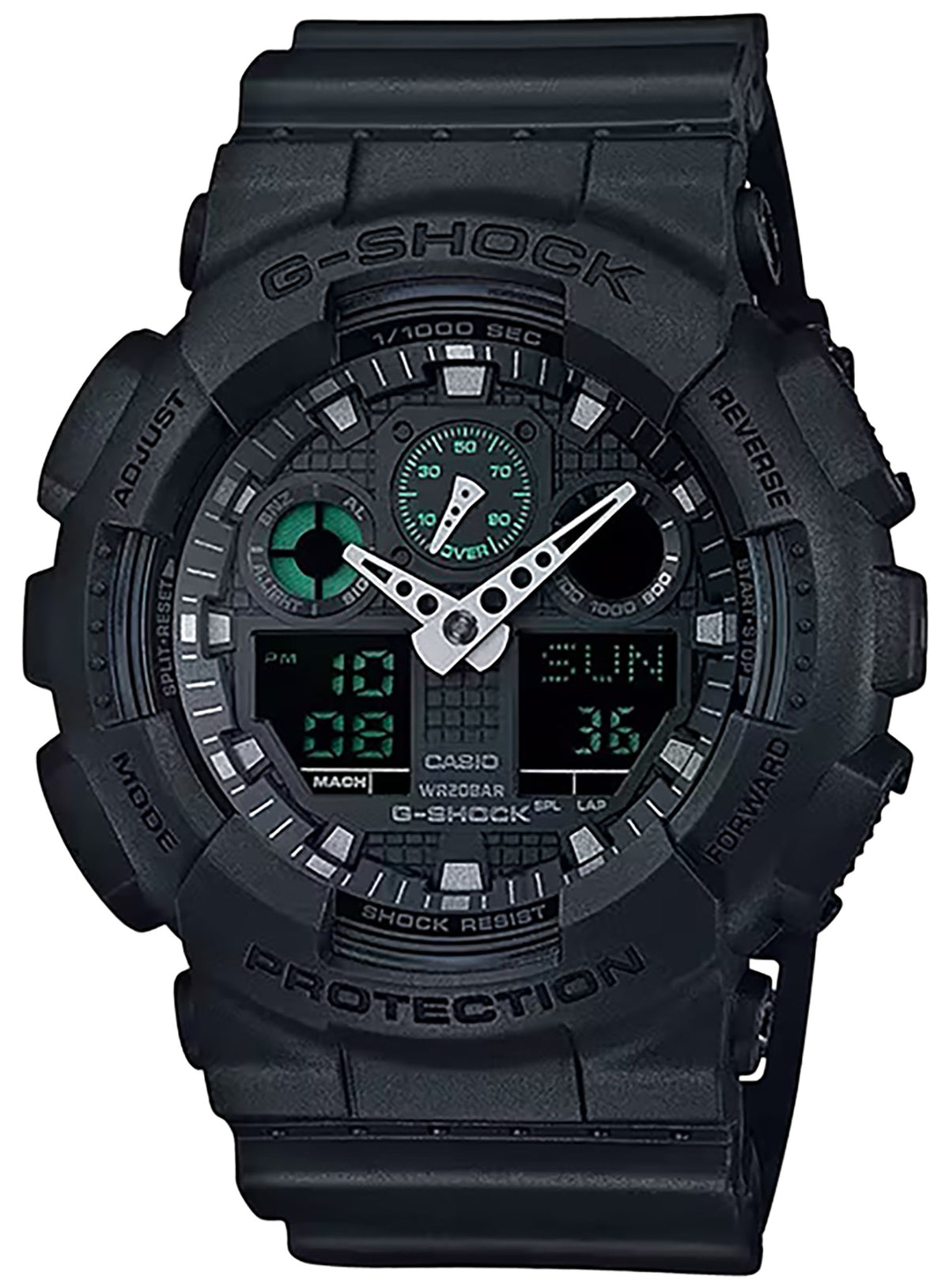 GSHOCK GA100MB1ACR TACTICAL XL                 BLK