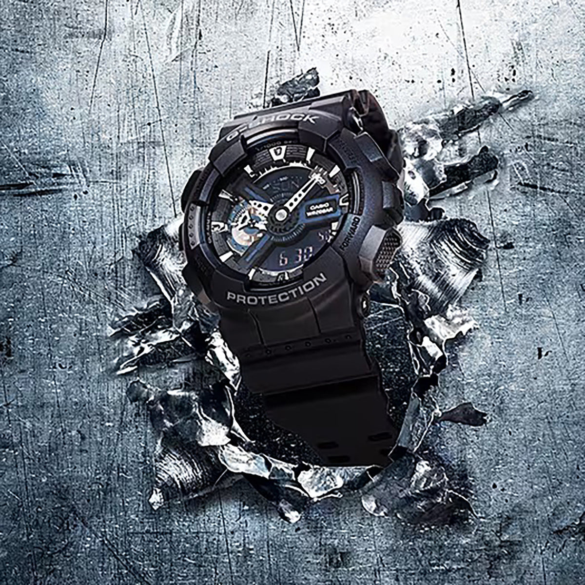 GSHOCK GA1101BCR   TACTICAL ANALOG-DGTL        BLK