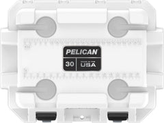 PELICAN 30Q-1-WHTGRY     30QT ELITE COOLER WHT/GRY